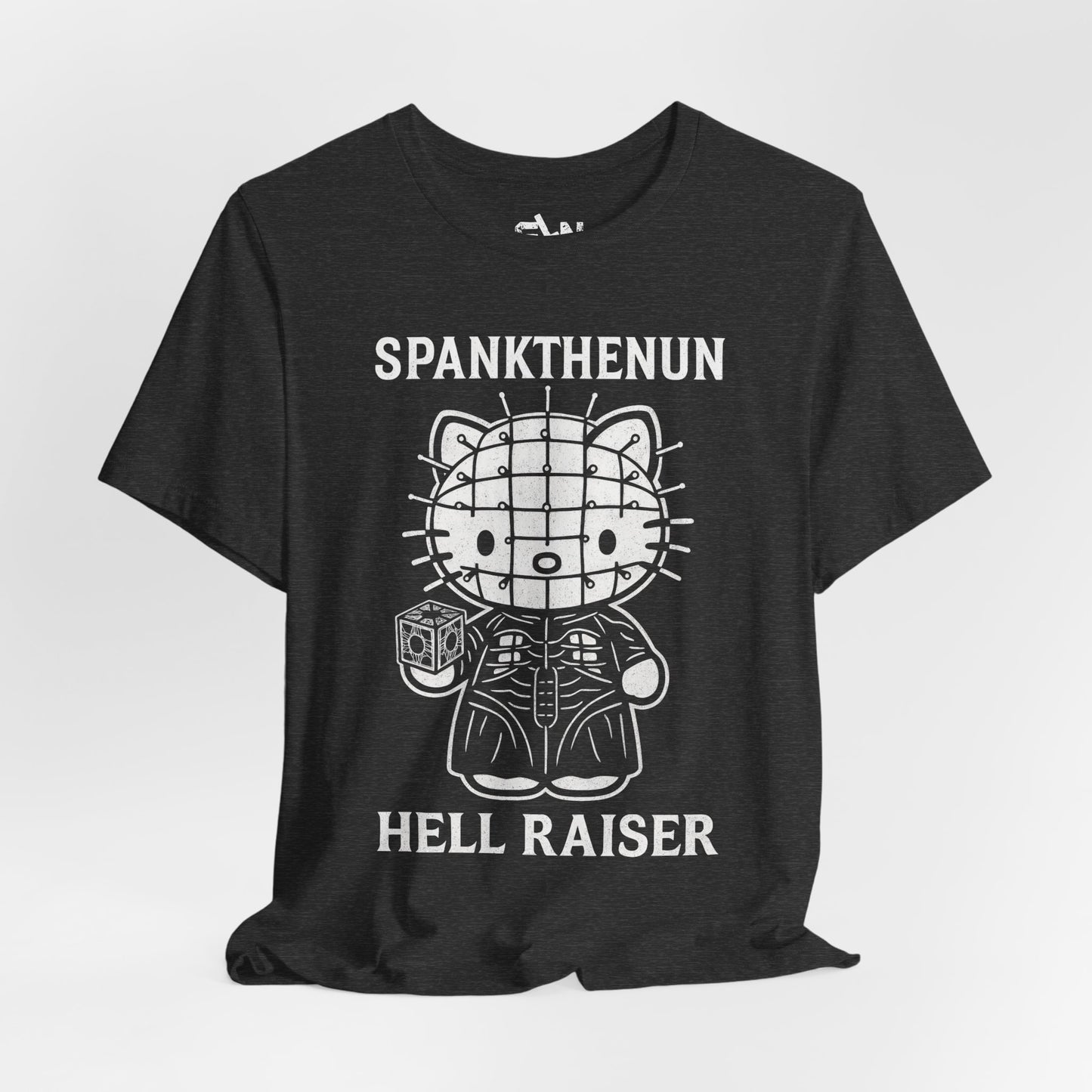 Hellraiser O Kitty Pinhead Tee — Hellraiser-Inspired Horror Cat T-Shirt