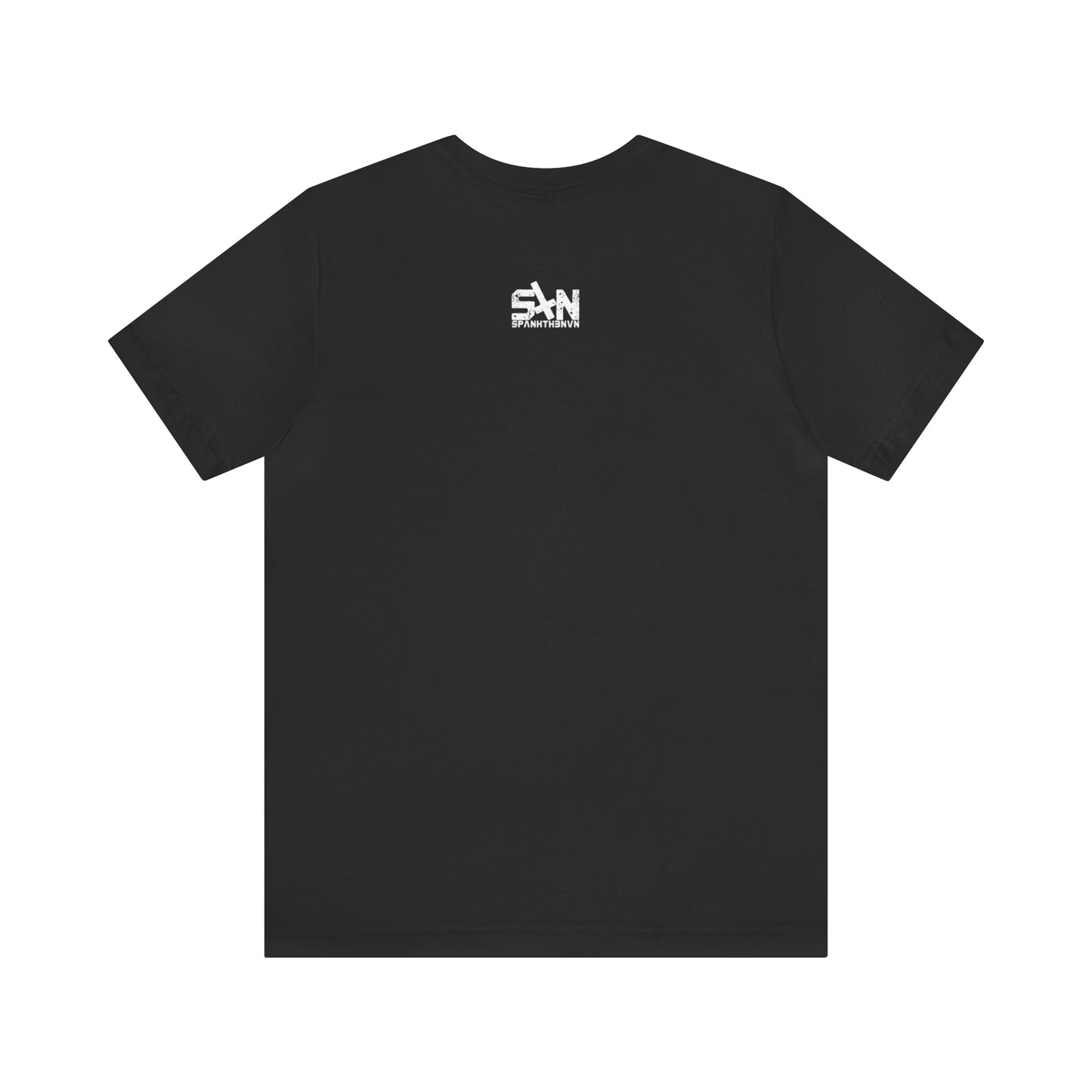SPANKTHENUN White Cross Unisex Soft Tee