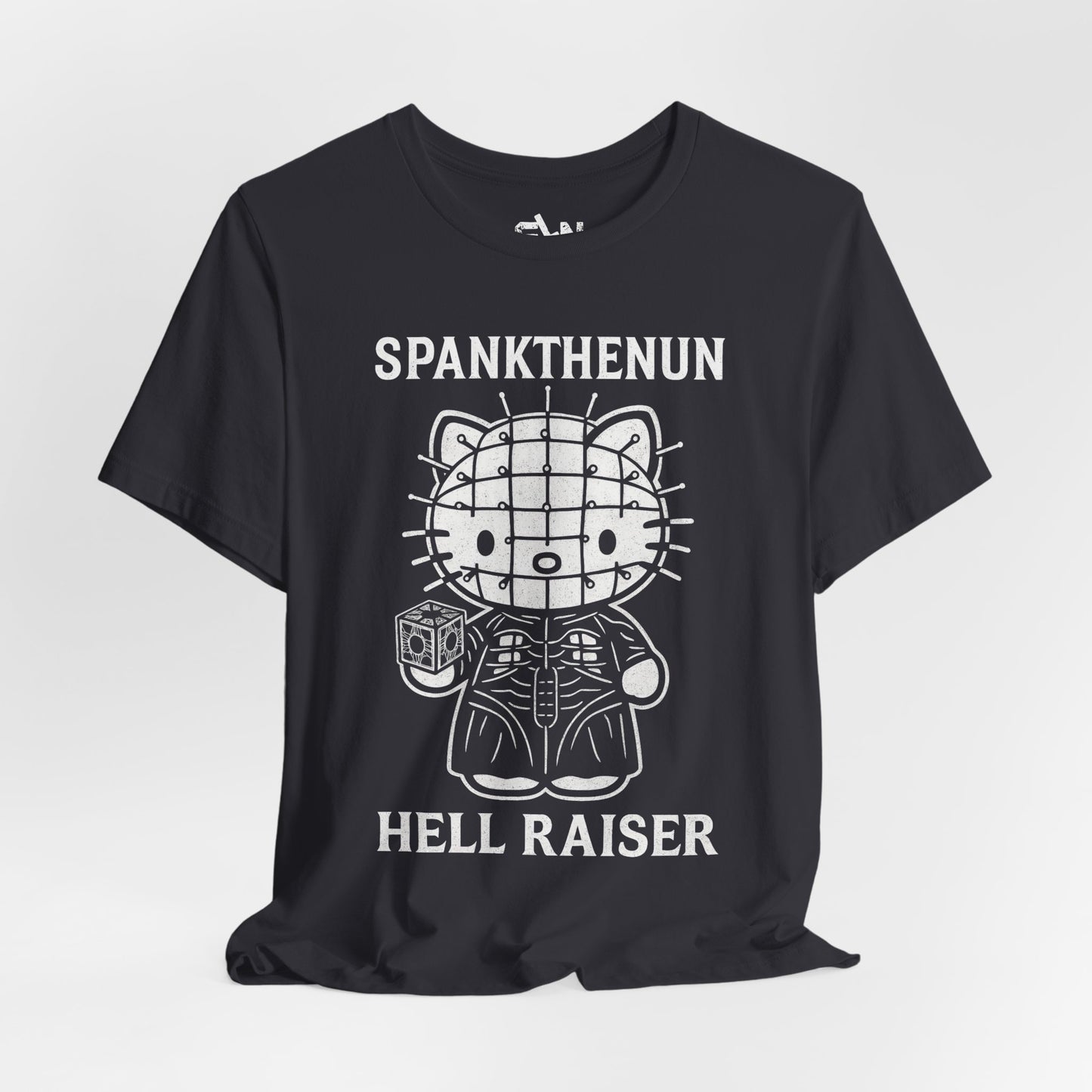 Hellraiser O Kitty Pinhead Tee — Hellraiser-Inspired Horror Cat T-Shirt