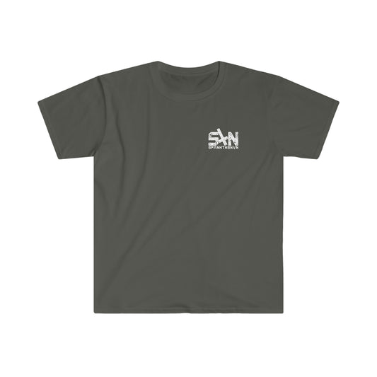 STN Big Logo on Back Unisex Softstyle T-Shirt